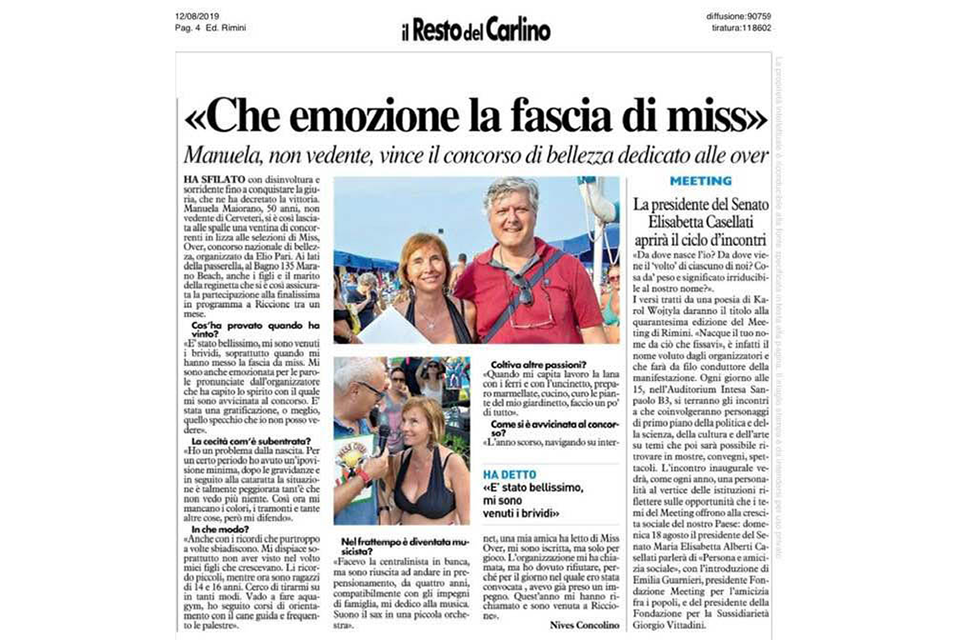 12/08/2019 - Il resto del carlino | Giancarlo Tonti